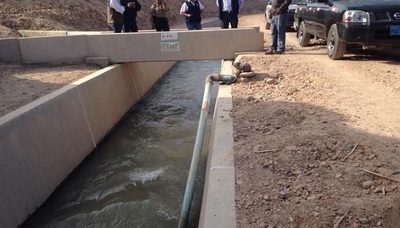 PNP y Fiscalía detecta puntos de robo de agua en canal Pasto Grande
