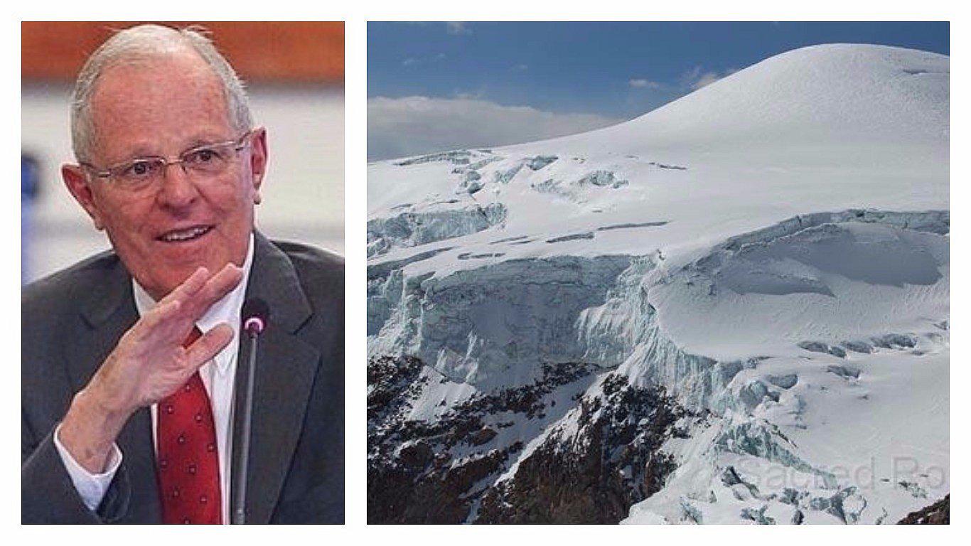 El presidente Kuczynski se compromete a escalar el volcán más alto del país 