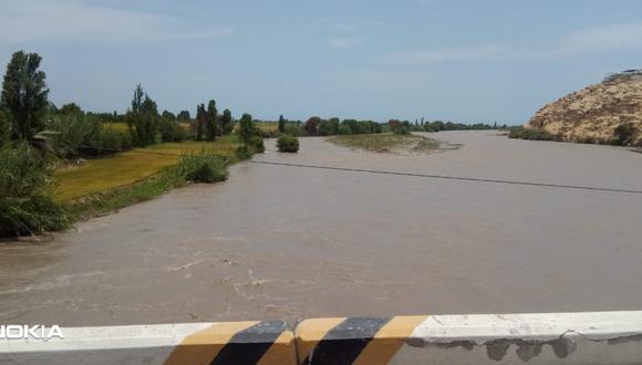 Caudal del afluente pone en riesgo la siembra de frijoles en esta provincia. (Foto: Correo)