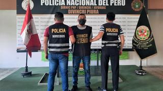 Piura: Policías capturan a hombre que había sido sentenciado a cinco años de cárcel