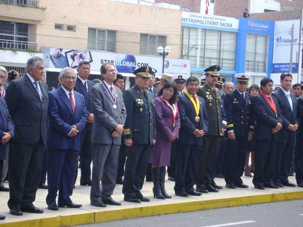 Imágenes del homenaje a Miguel Grau en Tacna