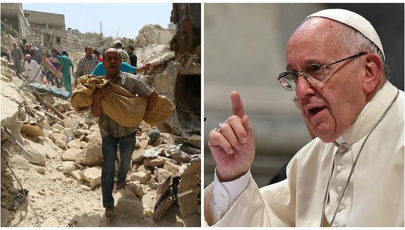 Papa Francisco dice que solo hay una "solución política" para el conflicto en Siria (VIDEO)