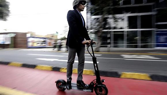 Miraflores inicia marcha blanca por 90 días para usuarios de scooters (FOTOS Y VIDEO)
