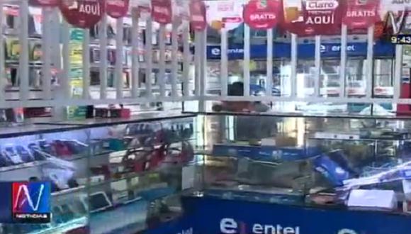 ​Asaltan tienda de celulares en Villa El Salvador