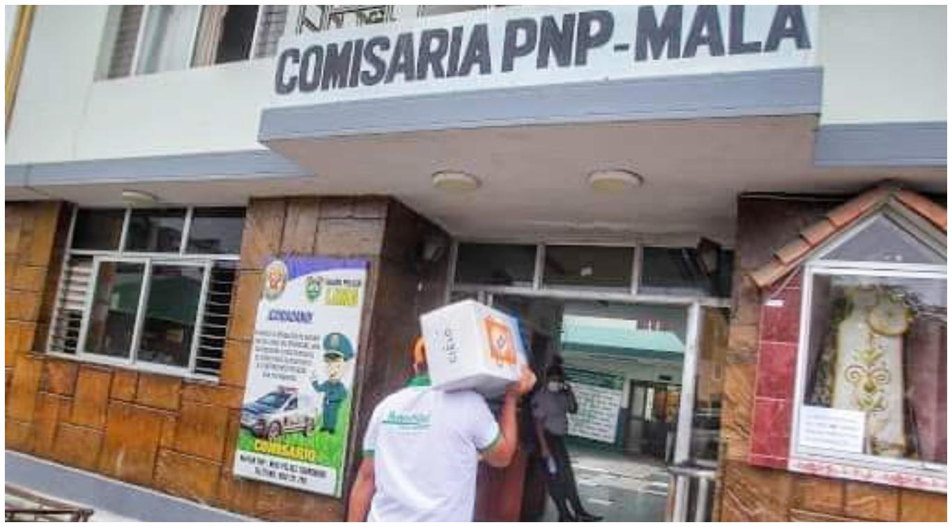 Cañete: 21 policías de Mala pasan a cuarentena tras dar positivo para COVID-19. (Fotos: Fernando Zavala)