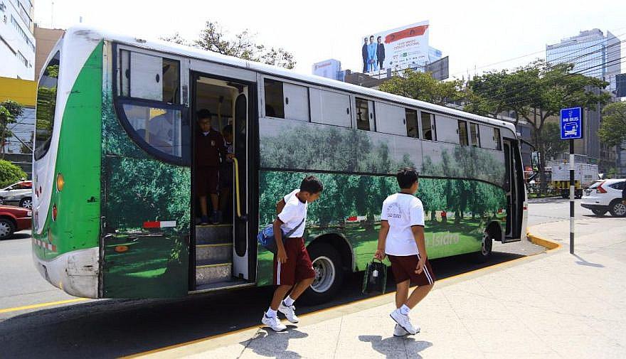Municipalidad de San Isidro pone a servicio transporte escolar gratuito 