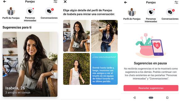 Facebook Parejas ya se encuentra disponible en Perú