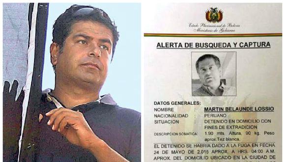 Martín Belaunde Lossio: Bolivia emite alerta de búsqueda y captura para empresario peruano