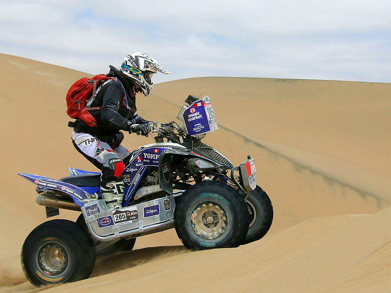 Pepe Yompian logra podio en el Baja Inka