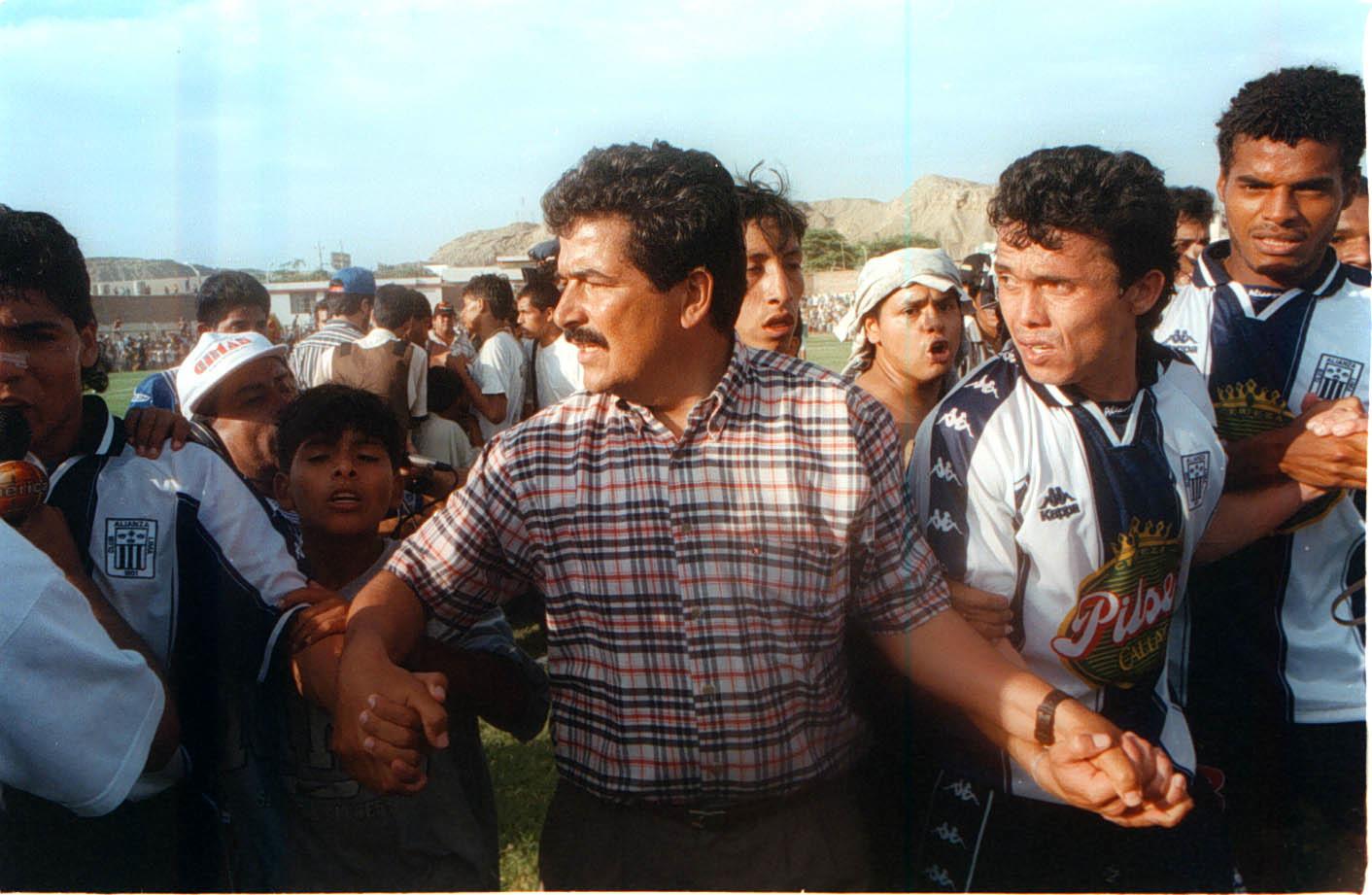 Jorge Luis Pinto cuando dirigió a Alianza Lima.