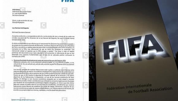 FIFA advirtió posible suspensión a la FPF por proyecto de ley fujimorista