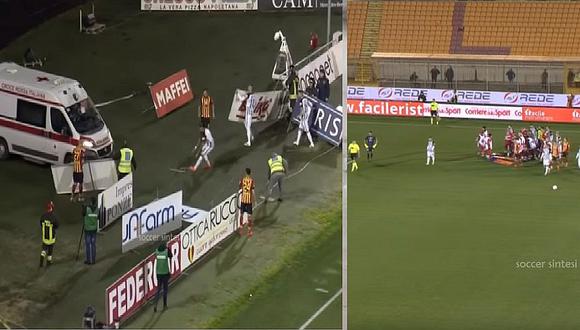 Tras ​chocar con rival futbolista pierde el conocimiento y suspenden el partido (VIDEOS)