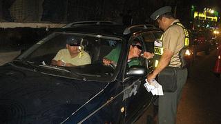 ​PNP interviene a 220 conductores en Cusco