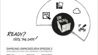 Samsung UnPacked: Mira EN VIVO la presentación en la Feria IFA 2014 (VIDEO)