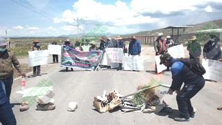 Cusco: nuevo bloqueo del Corredor Minero del Sur en Coporaque (VIDEO)