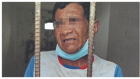 Tumbesino Joel Jhorson Lapo Severino, de 54 años de edad, es rescatado y detenido por el personal de la Policía del Ecuador.