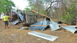 Piura: Más de 100 casas son destruidas por las fuertes lluvias