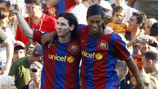 “Ronaldinho superó a Messi un par de temporadas”, según expresidente del Barcelona 