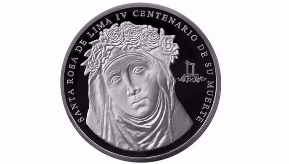 BCR lanza moneda alusiva al IV centenario de la muerte de Santa Rosa de Lima 