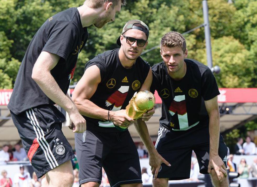 Brasil 2014: Así recibieron los hinchas alemanes a los campeones del mundo (FOTOS)
