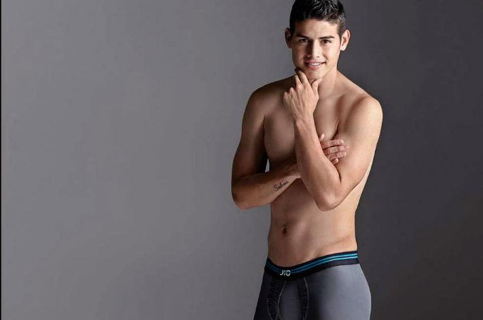 Conoce la nueva faceta de James Rodríguez: modelo de ropa interior (VIDEO) 