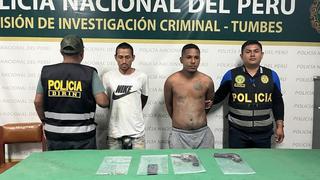 Tumbes: Capturan a dos presuntos integrantes de la banda “Los Maleantes” en Pampa Grande
