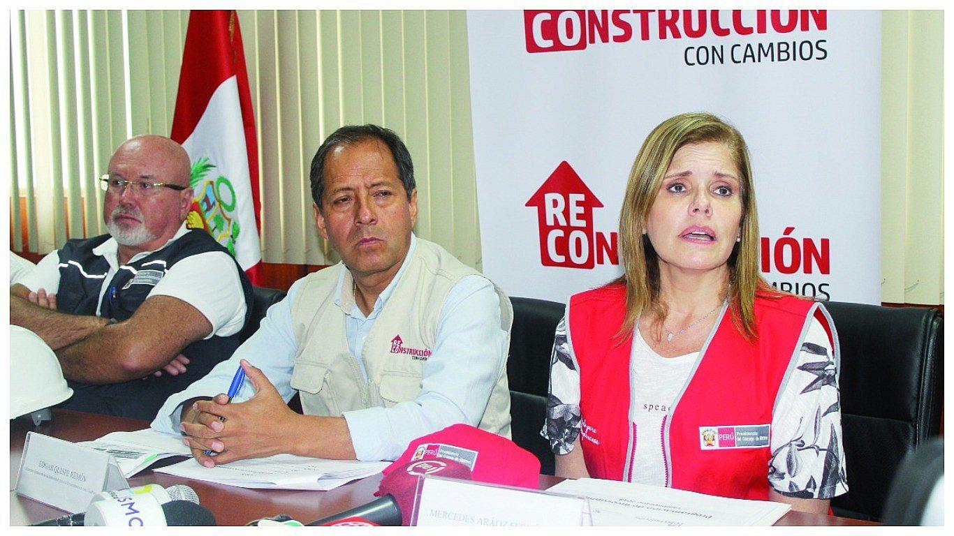 PCM reconoce atrasos en obras incluidas en la Reconstrucción 