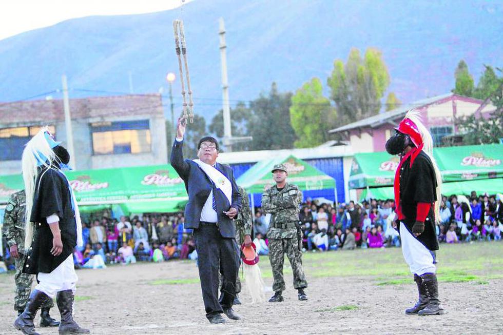 Los duelos "a muerte" del  zumbanacuy en Huayucachi 