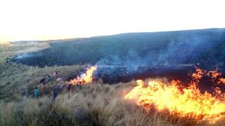 Más de 20 casos de incendios en lo que va del año en Huancavelica
