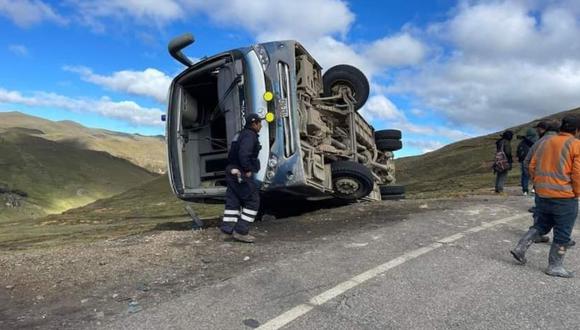 Vehículo trasladaba a trabajadores de una mina en la provincia de Santiago de Chuco cuando ocurrió la tragedia.