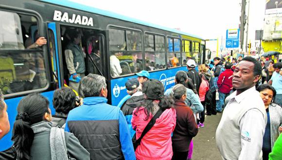 Corredor Azul: Registran asaltos y robos en las filas de pasajeros