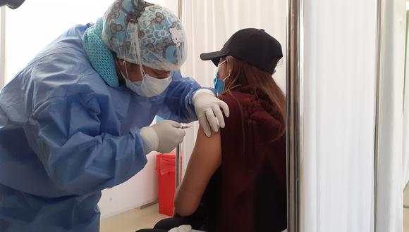 En Huancavelica ya está vacunada contra la COVID-19 el 47 % de la población adulta. (Foto: Oskar Natteri)