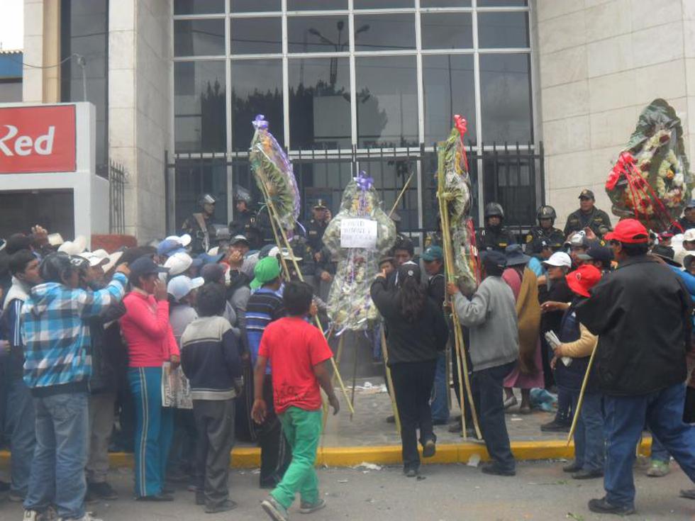 Juliaca ingresó al cuarto día de huelga