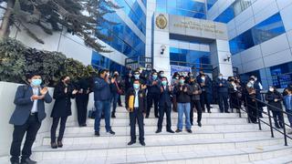 Trabajadores administrativos de la Fiscalía en Ica suman a la huelga nacional indefinida