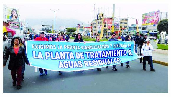 Chimbote: Pobladores marchan contra contaminación de bahía