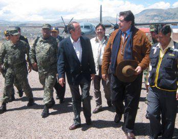 Presidente anunció una red vial centro