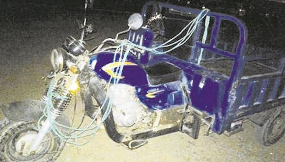Recuperan mototaxi robada en Zarumilla