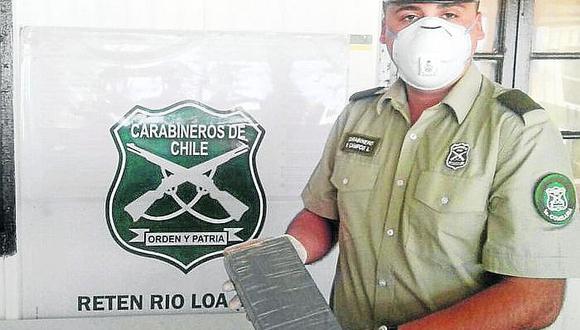 Detienen a cuatro peruanos por transportar droga a Chile