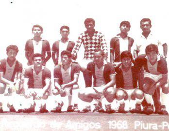 Foto del recuerdo del club juventud américa 1968