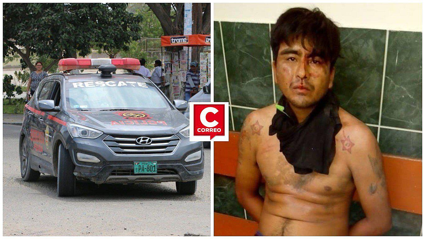 Turba golpea a presunto asaltante en el complejo de mercado de Piura