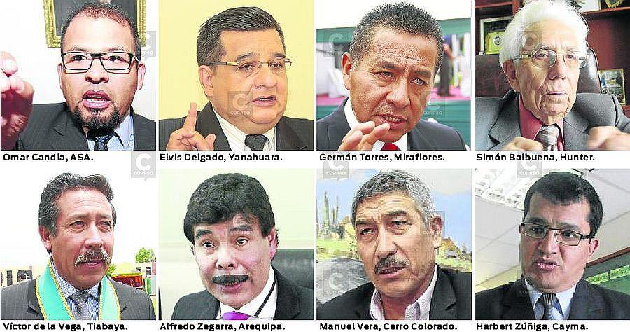 Alcaldes de Arequipa con nuevas aspiraciones políticas