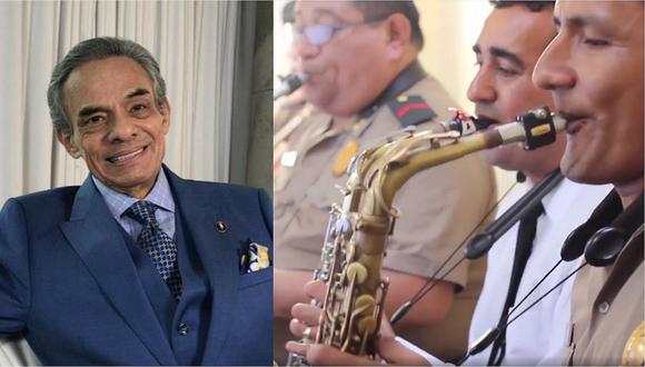 Orquesta de la Policía Nacional rinde homenaje a José José con canción 'El Triste' (VIDEO)