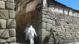 Cusco: Especialistas buscan restaurar muro inca quemado por desadaptados | FOTOS