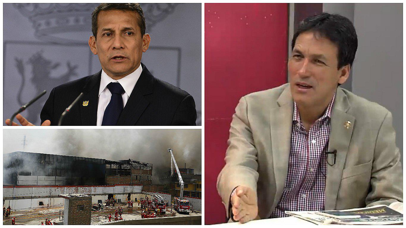 Segundo Tapia: Fuego destruyó documentos que "comprometen al gobierno humalista"
