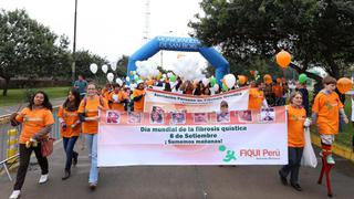 Limeños pasearon por el día mundial de Fibrosis Quística