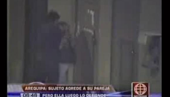 Mujer golpeada por su pareja defendió al agresor (VIDEO)