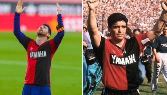La confesión de Lionel Messi sobre el homenaje a Diego Maradona con la camiseta de Newell's. (Foto: @SC_ESPN)