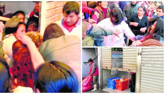 Huancayo: Comerciantes se enfrentan por precio del pollo (VIDEO)
