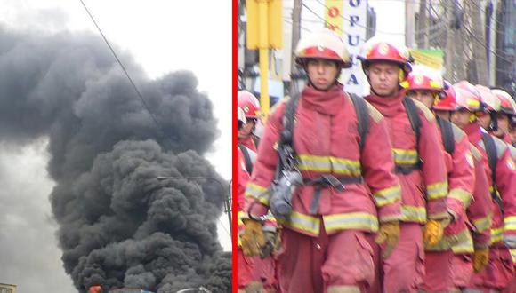 Incendio en La Victoria: Piden a empresas autorizar salida de trabajadores bomberos