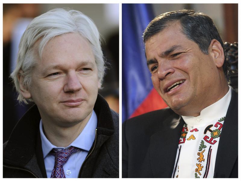 Correa califica de "amenazas groseras" intenciones de Reino Unido en caso Assange